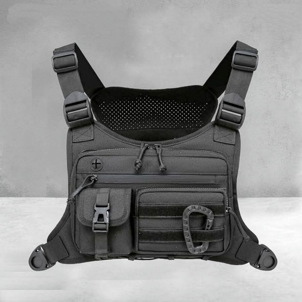 Outdoor Sport Climbing Gear - Chaleco táctico Oxford para hombre, con