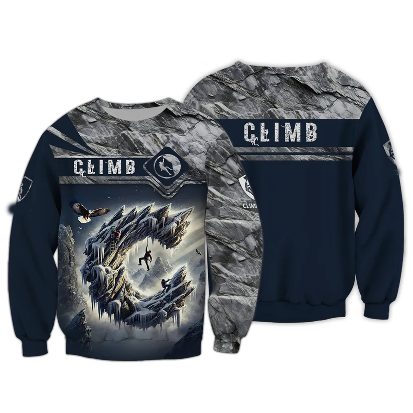 Outdoor Sport Club - Camiseta de manga larga con estampado