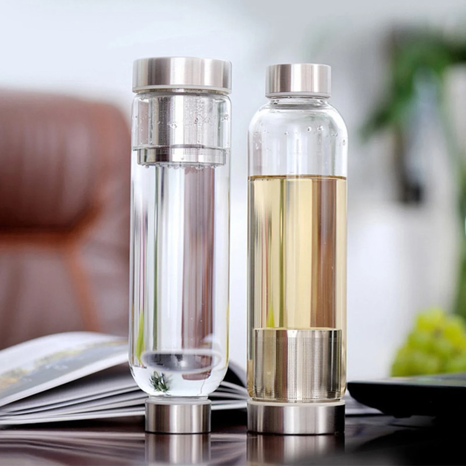 Outdoor Sport Glass Water Bottle - Botella de agua deportiva de vidrio,